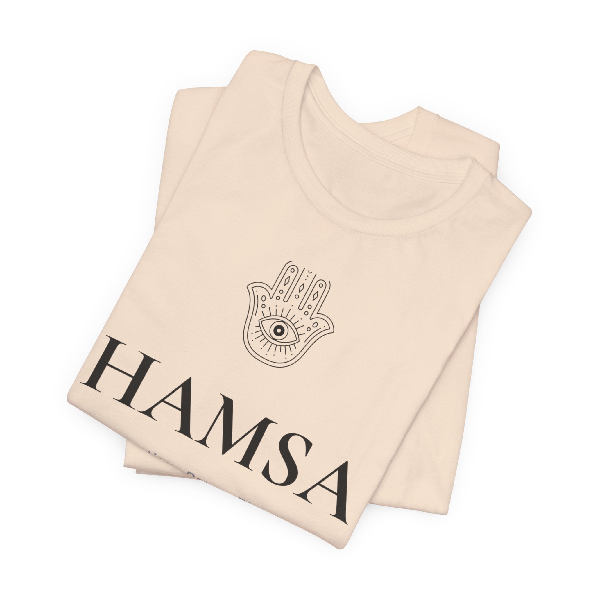 Hamsa T-Shirt | Minimalist Line Art | Yoga & Meditation Shirt