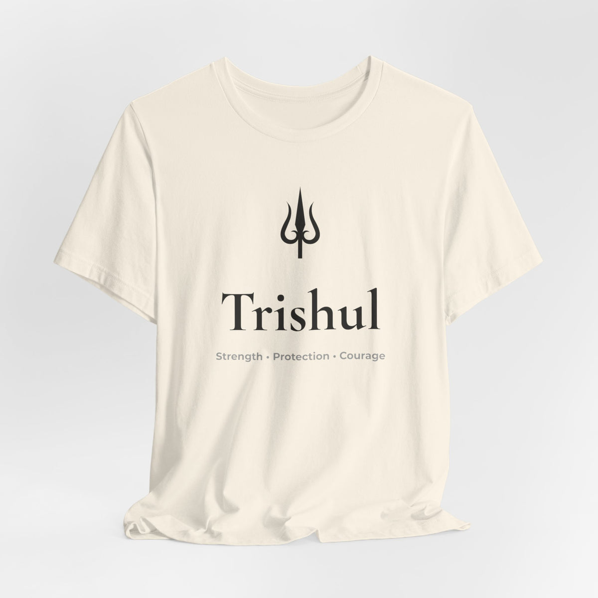 Trishul T-Shirt | Minimalist Line Art | Spiritual Unisex Shirt