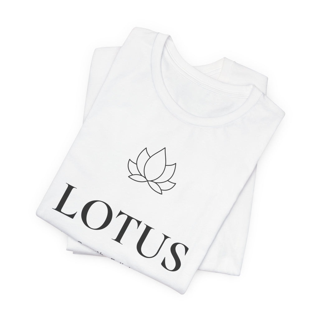 Lotus T-Shirt | Minimalist Line Art | Yoga & Meditation Shirt