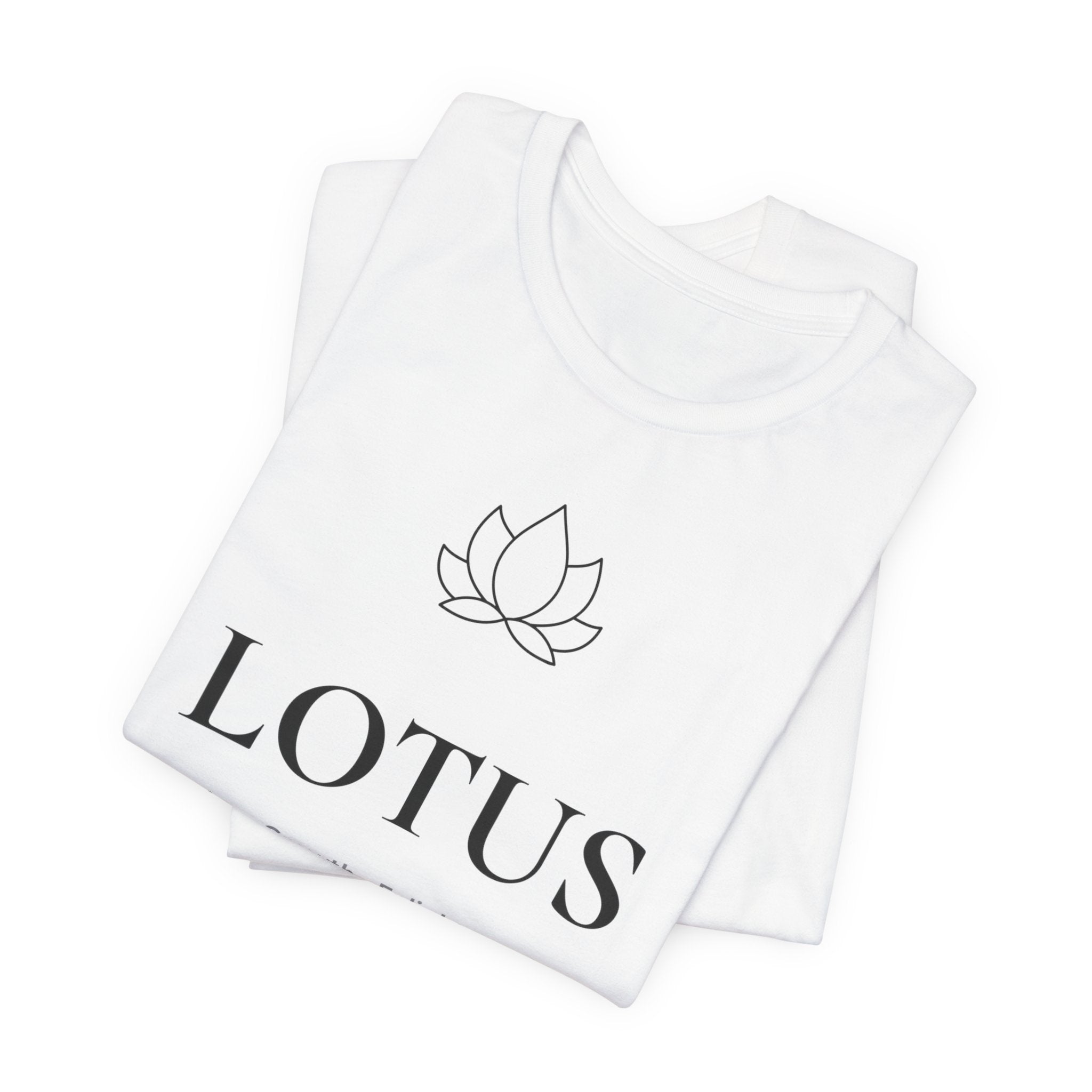 Lotus T-Shirt | Minimalist Line Art | Yoga & Meditation Shirt