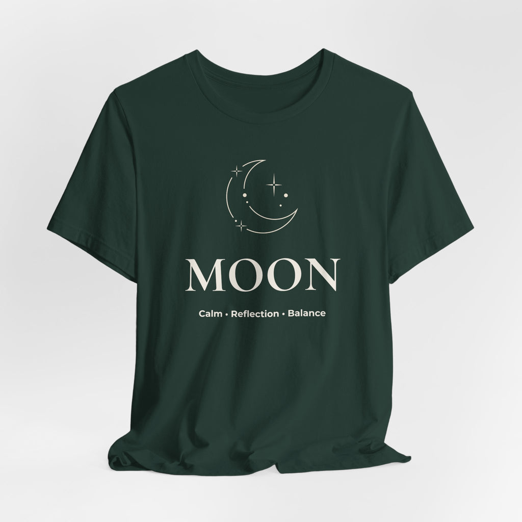 Moon T-Shirt | Minimalist Line Art | Celestial Unisex Shirt