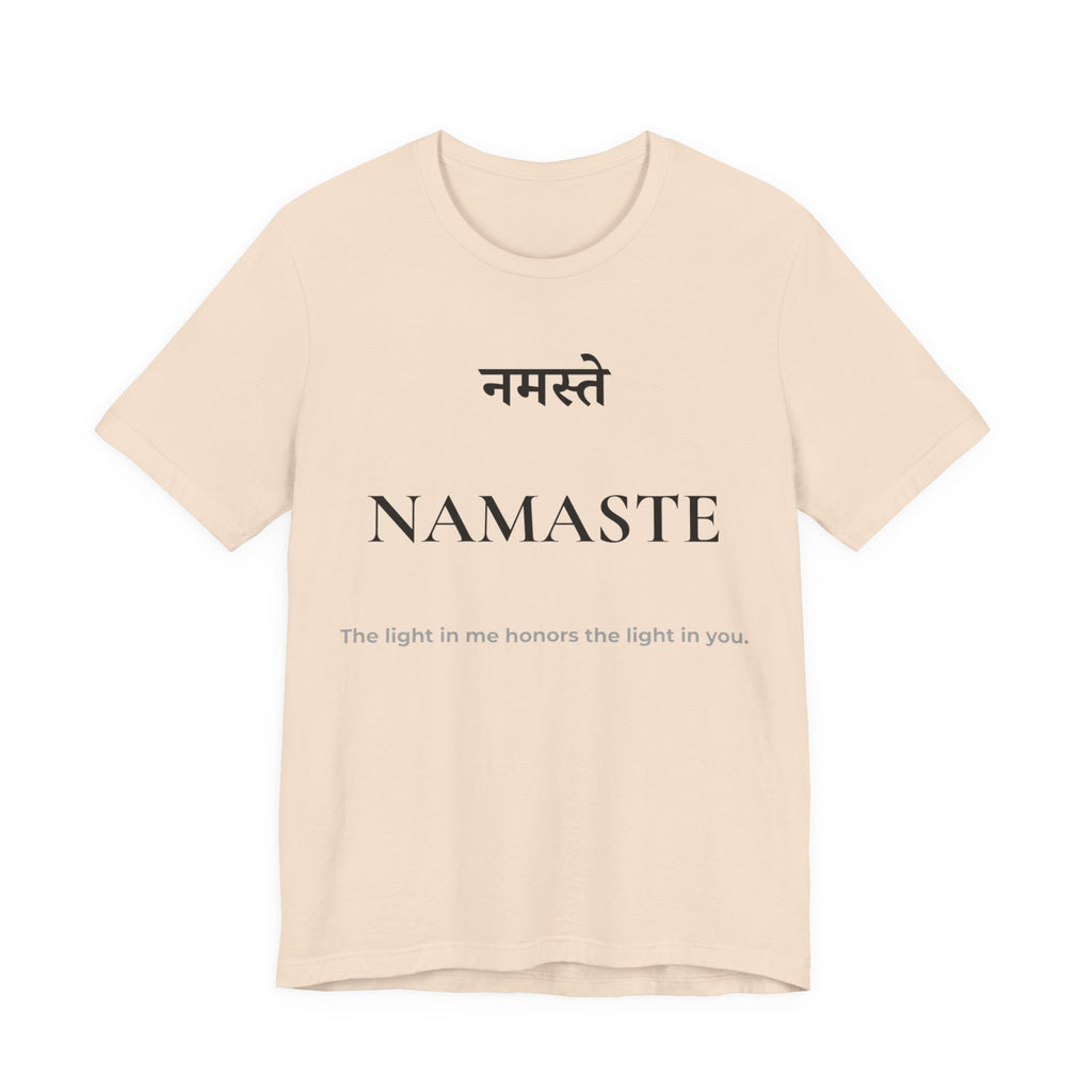 Namaste T-Shirt – Minimalistisches Sanskrit Design