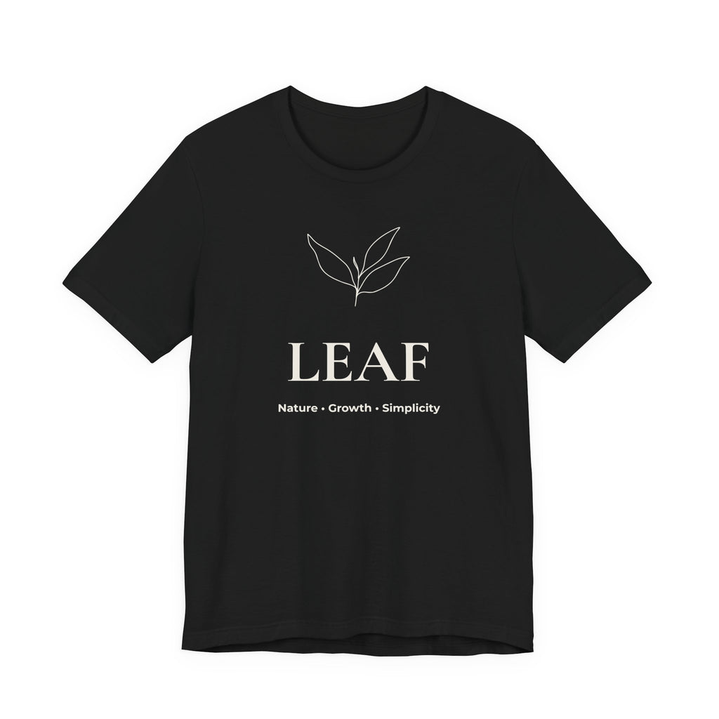Leaf T-Shirt | Minimalist Line Art | Nature Inspired Shirt