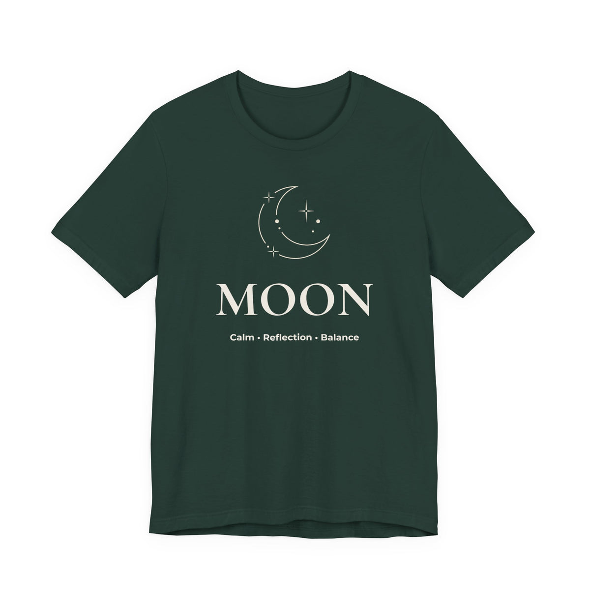 Moon T-Shirt | Minimalist Line Art | Celestial Unisex Shirt