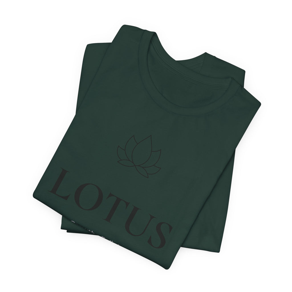 Lotus T-Shirt | Minimalist Line Art | Yoga & Meditation Shirt
