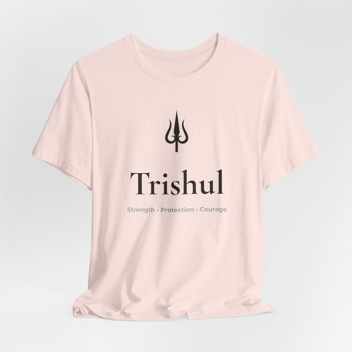 Trishul T-Shirt | Minimalist Line Art | Spiritual Unisex Shirt