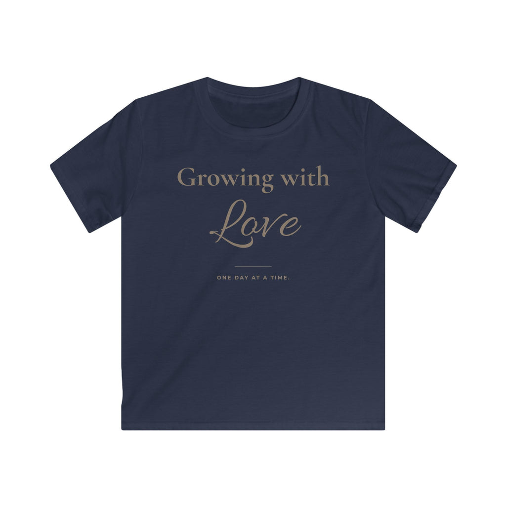Growing with Love Kids T-Shirt | Minimalistisches Kinder-Shirt
