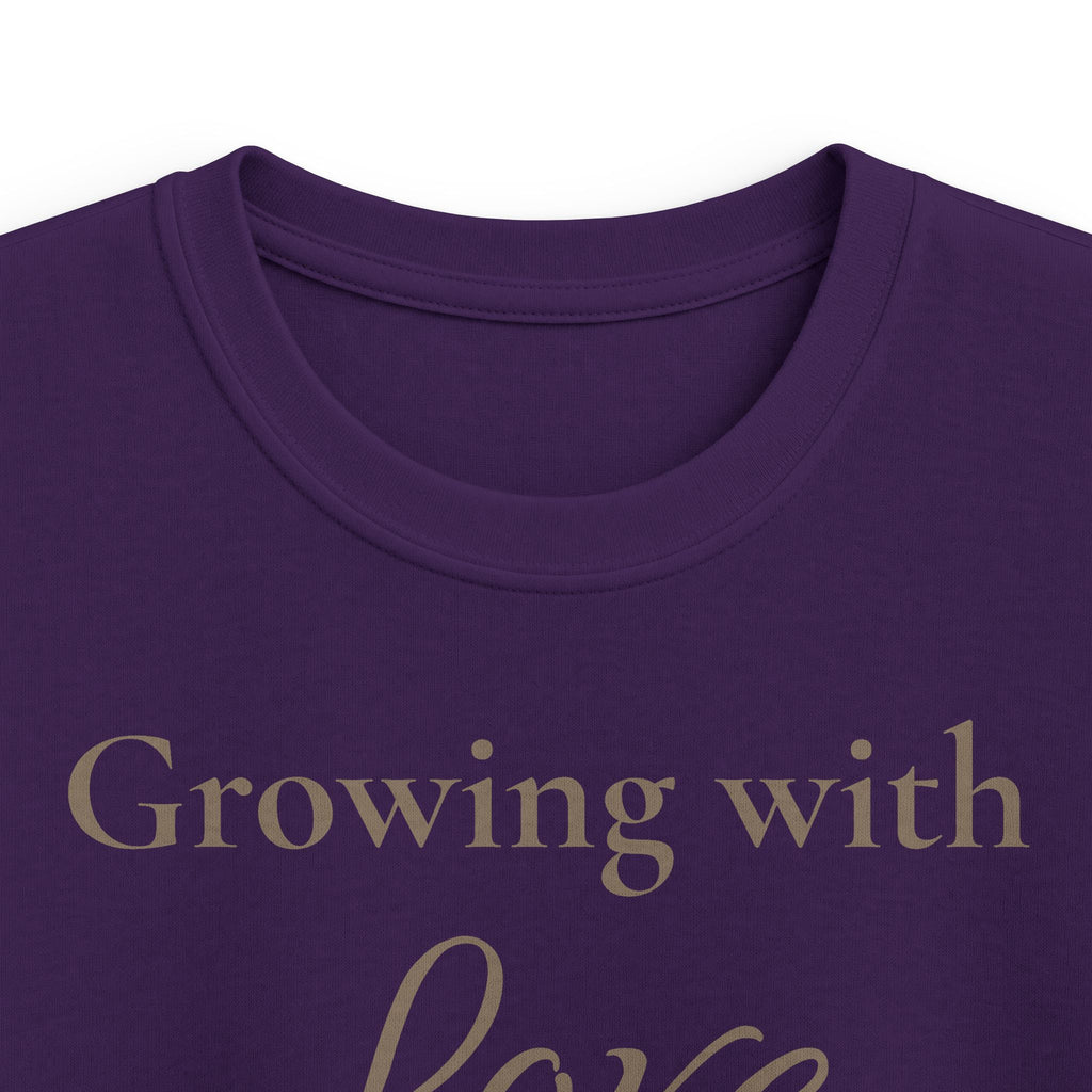 Growing with Love Kids T-Shirt | Minimalistisches Kinder-Shirt