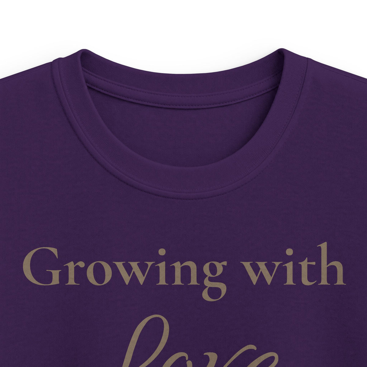 Growing with Love Kids T-Shirt | Minimalistisches Kinder-Shirt