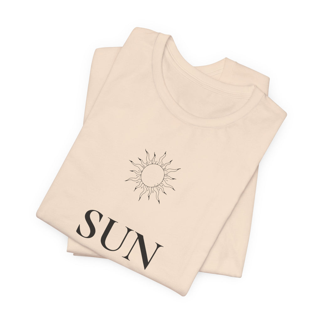 Sun T-Shirt | Minimalist Line Art | Positive Energy Shirt
