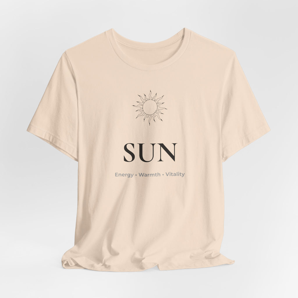 Sun T-Shirt | Minimalist Line Art | Positive Energy Shirt