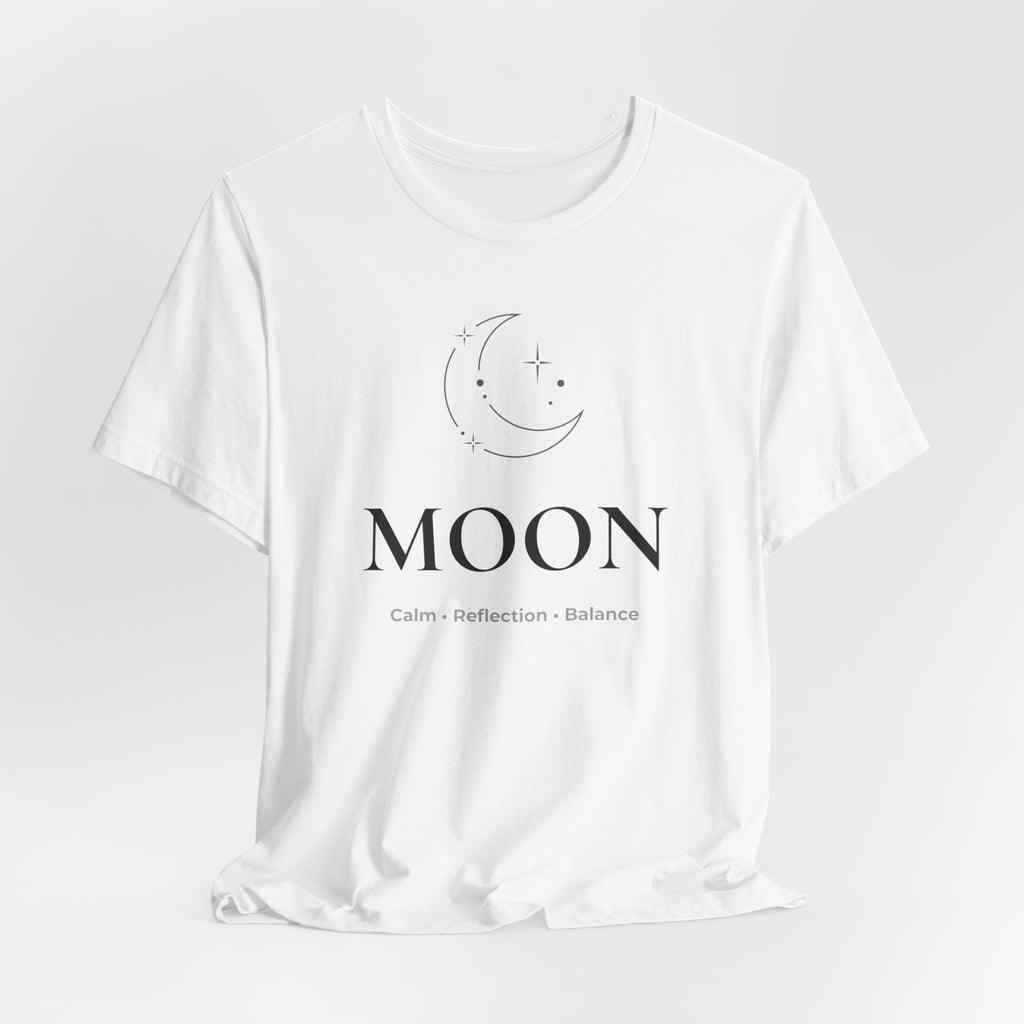 Moon T-Shirt | Minimalist Line Art | Celestial Unisex Shirt