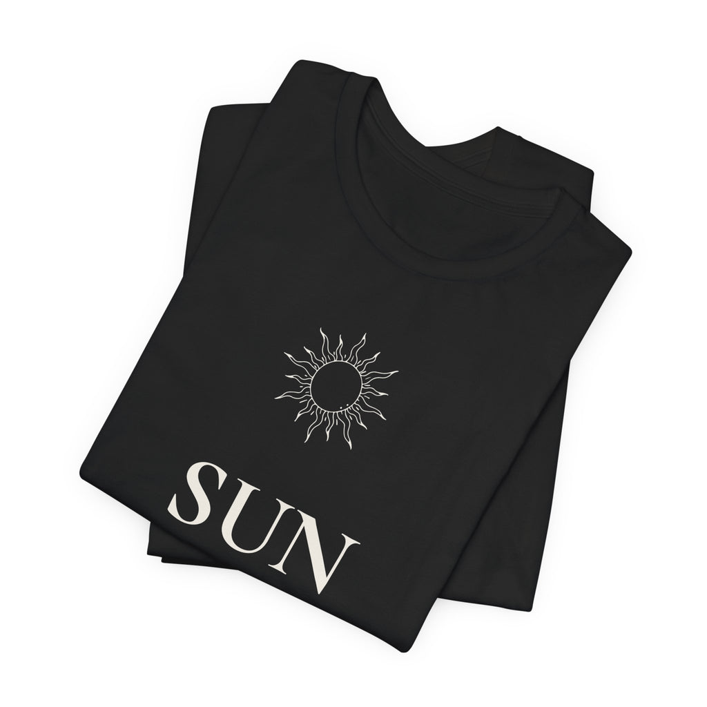 Sun T-Shirt | Minimalist Line Art | Positive Energy Shirt